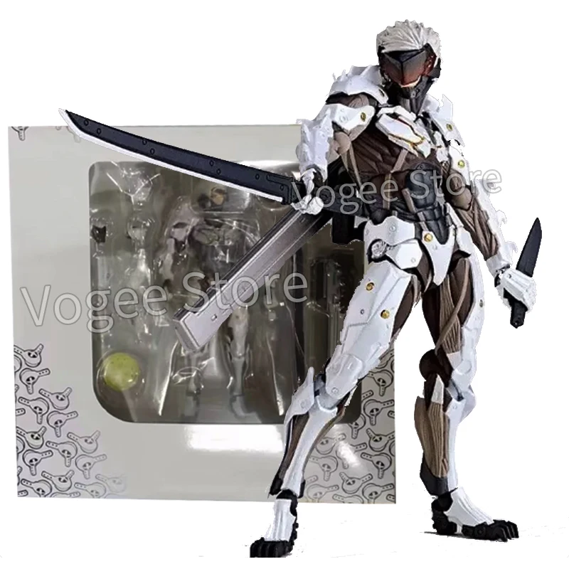 

Kaiyodo The Ocedo Yamaguchi 140 Ex Metal Gear Action Figure Mgs Raiden Metal Gear Rising Rising Thunder Hand Toys Kids Gifts