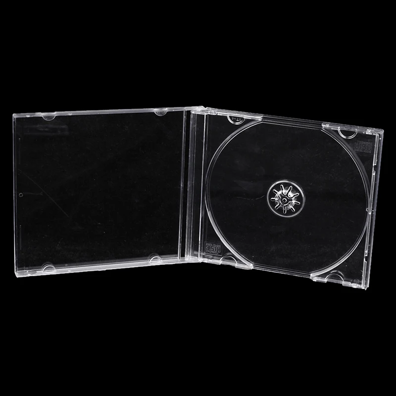 1PCS ReadStar Transparent Plastic Single Piece Disc Case CD Case Thickened CD DVD Disc box