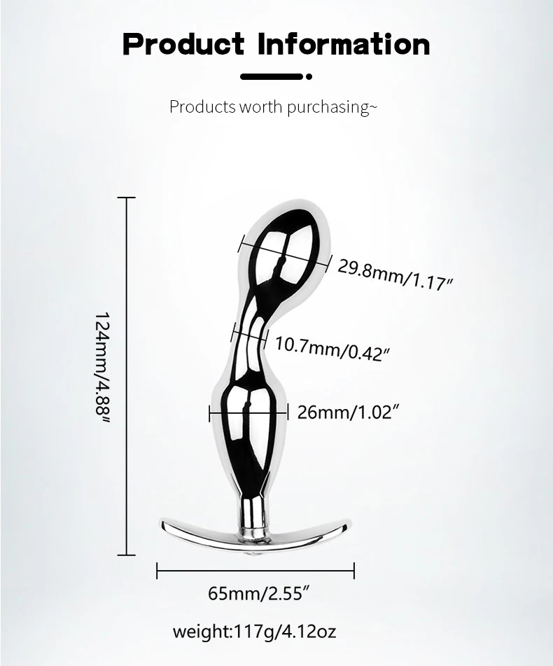 Edelstahl Analplug Mit Ankerfuß Für Intensive Stimulation_voghion.com