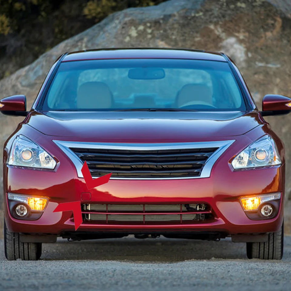 Front Bumper Tow Hook Cover For Nissan Altima 2013-2015 - Right Side Trailer Cap Replacement