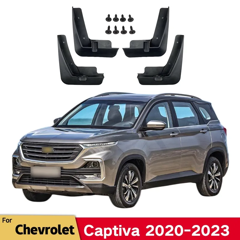 

MudFlaps For Chevrolet Captiva 2020-2023 LS LT Mudguards Mud Flaps Splash Guards Front Rear Wheels Fender Car Accessories 4Pcs