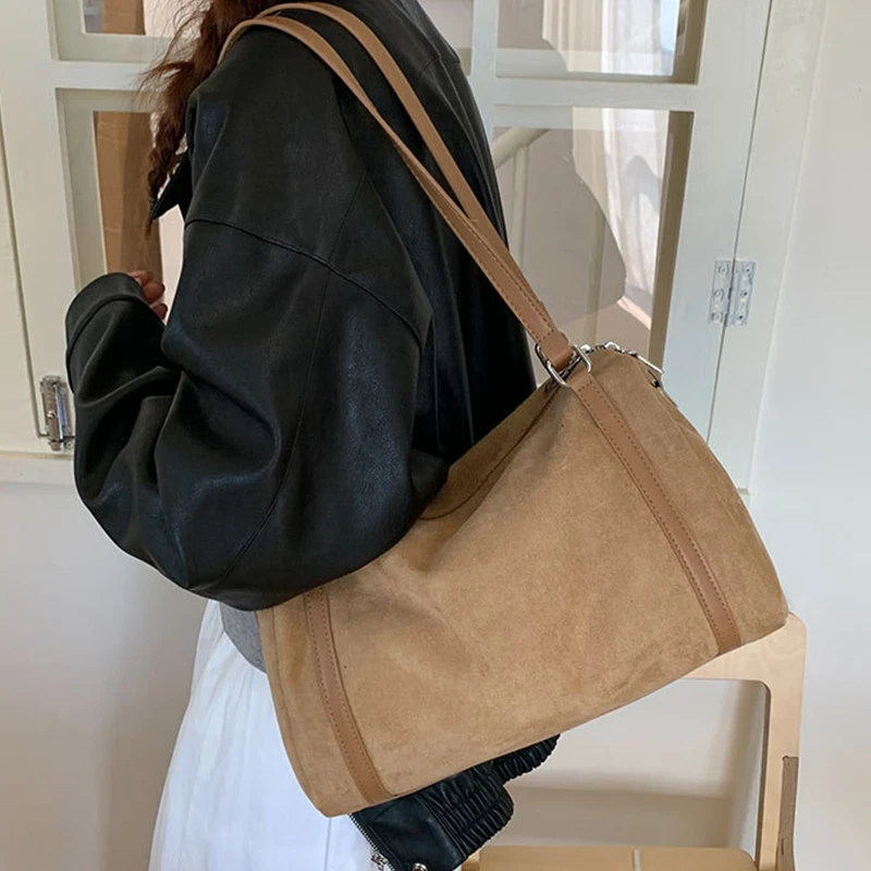 Fashion Women Vintage Pillow Shoulder Crossbody Bags High Capacity Matte Leather Female Tote Handbags