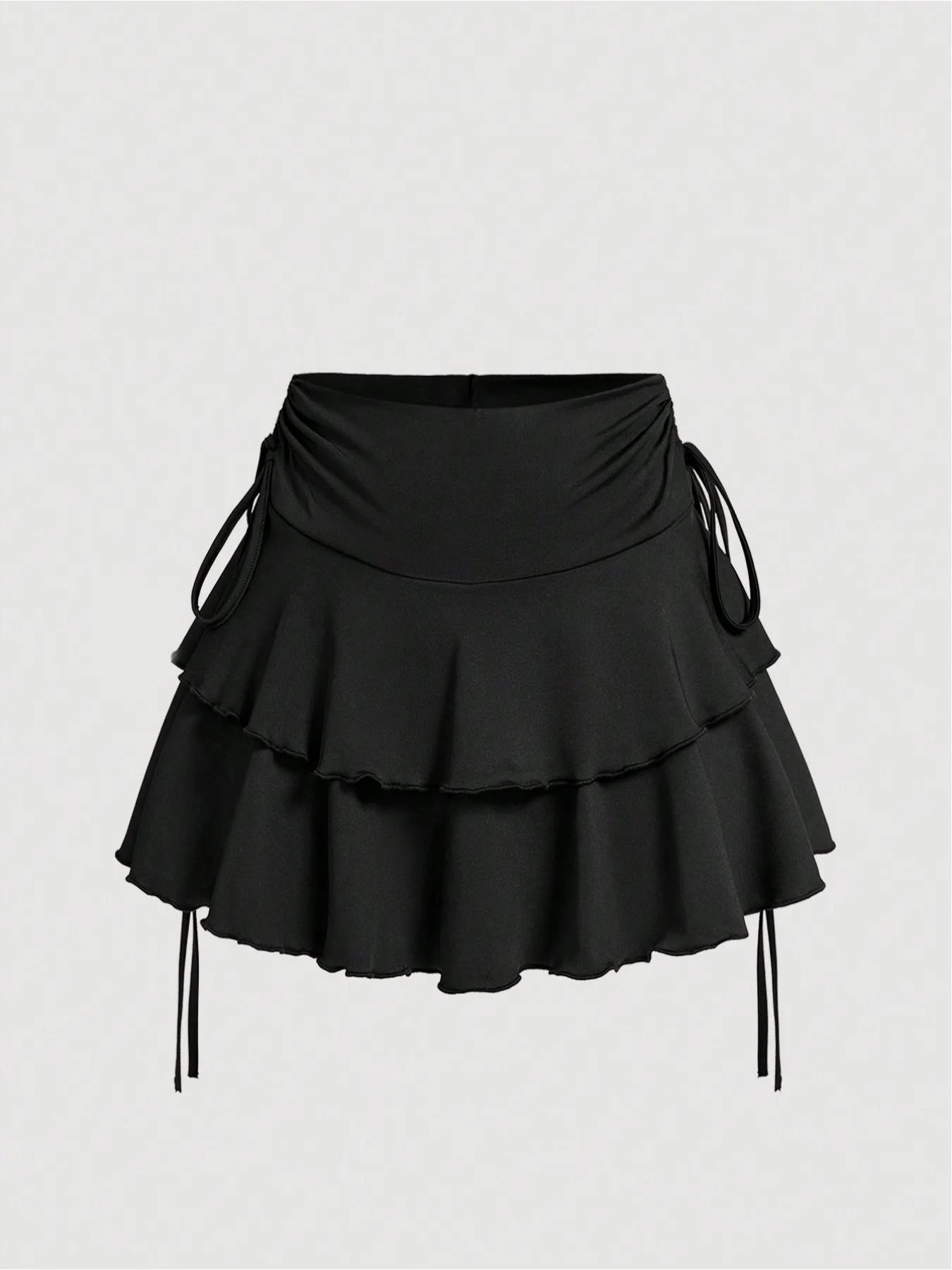 Women's versatile short skirt+sexy strapless and contracted women's vest set 5