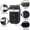 Kemei 2024 Rechargeable Shaver For Men Washable Electric Shaver Beard Shaving Machine Bald Head Electric Razor With Extra Mesh 5