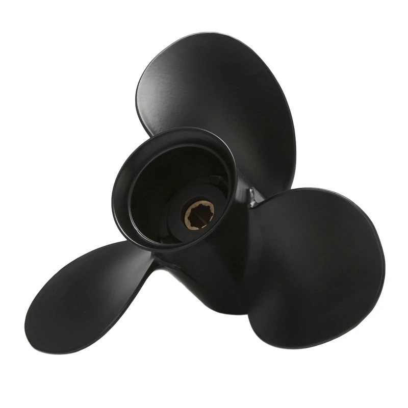 

For Mercury 6-15HP 9 X 8 Marine Boat Outboard Propeller 8 Spline Tooth 3 Blades Standard Rotation 48-828154A12