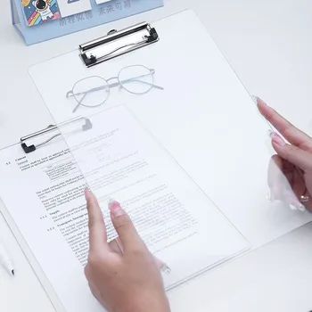 Semplice cartella A5 scheda di archiviazione appunti Memo Pad Clip Notebook File Menu morsetti di scrittura supporto di carta forniture scolastiche per ufficio