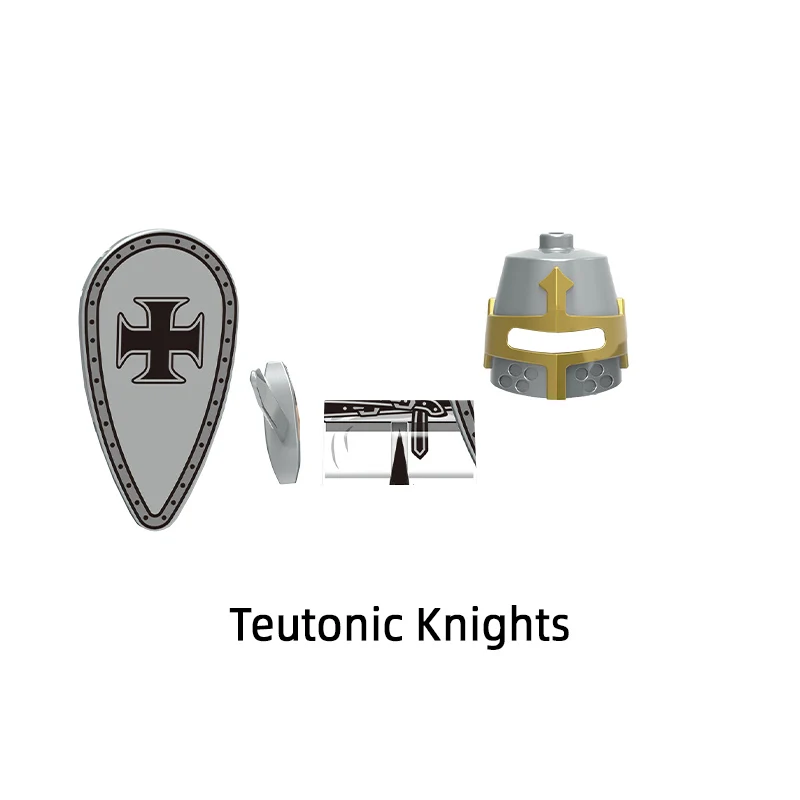 X0316 스파르타 전사 영웅 로마 백부장 군인 튜턴 기사 Hospitaller Holy Sepulchre Templar 모델 블록 MOC 벽돌