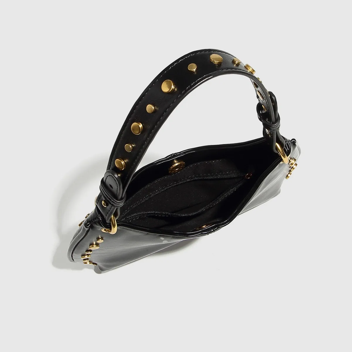 Fashion Shoulder Bag Rivets Studded Women Casual PU Leather Handbags Tote Bolsas Female Crossbody Hand Bag Purse