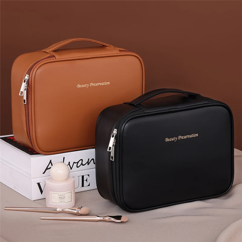 New Women's Portable Travel Cosmetics Storage Bag Large Capacity Waterproof Girl Makeup Bag Luxury Women's Washing Bag organizer 5