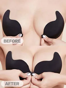 Женский бюстгальтер-невидимка Sujetador, самоклеящийся, силиконовый, бесшовный, с застежкой спереди, лифчик без бретелек, с открытой спиной