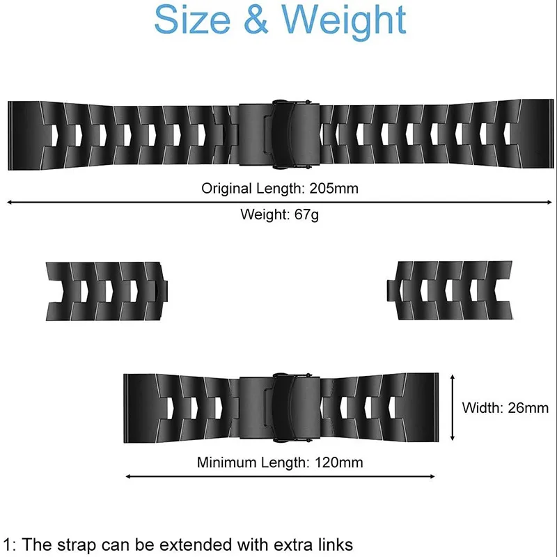 Premium Titanium Quickfit Watch Band - 26mm & 22mm