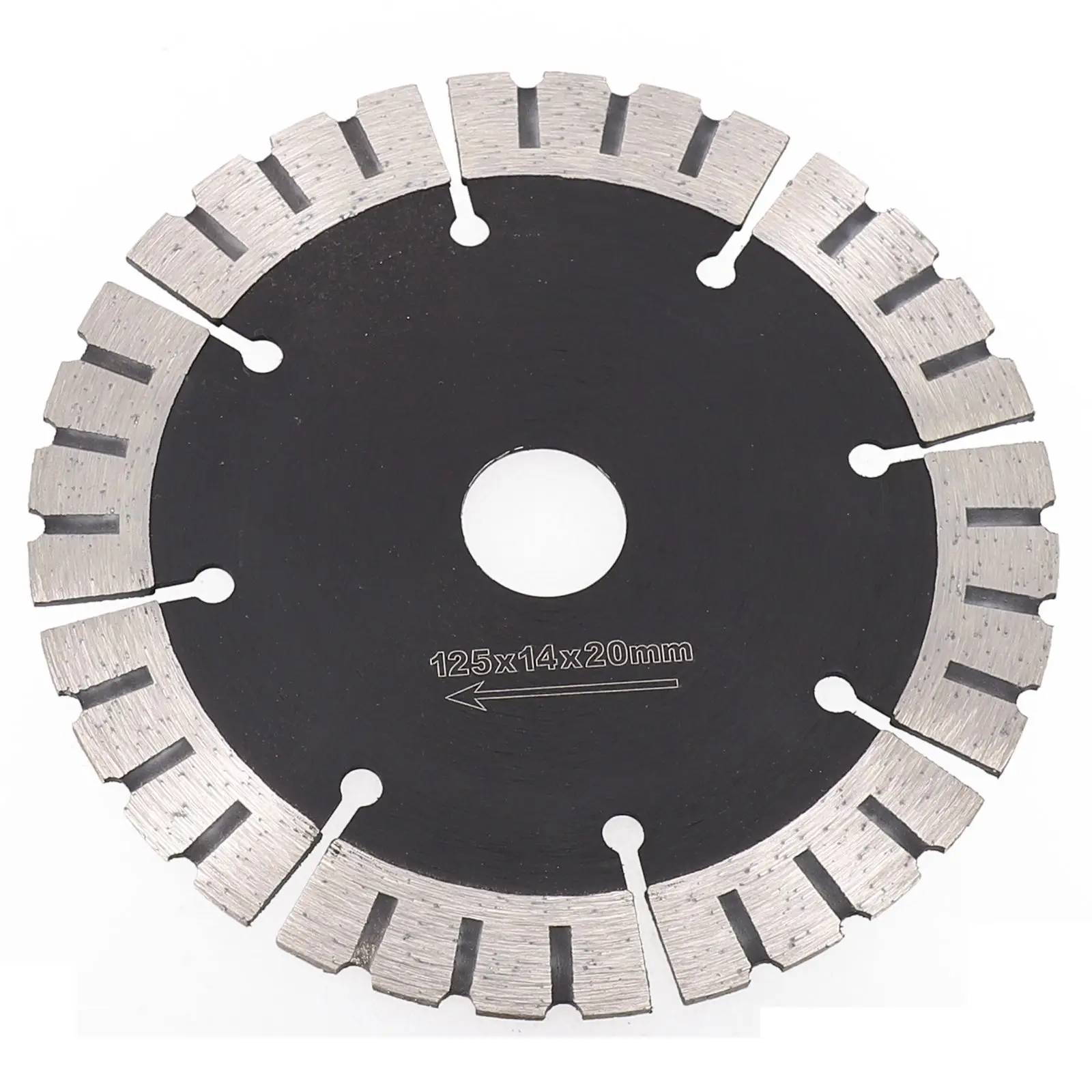 

Workshop Cutting Tools Diamond Saw Blade Cutting Disc 5inch Segment Saw Blade For Concrete Marble Ceramic Durable