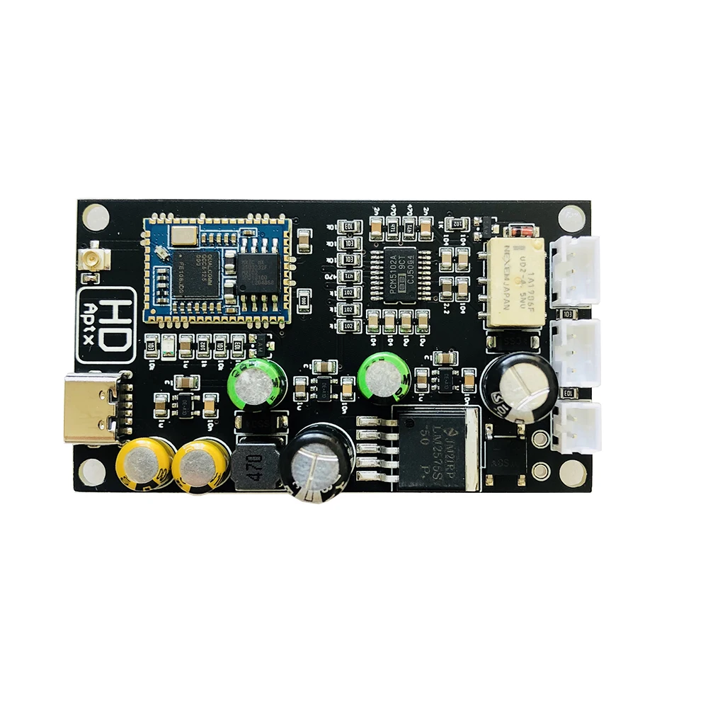 Nvarcher QCC5125 Bluetooth 5.1 беспроводная плата приема PCM5102A декодирование Moudle поддержка