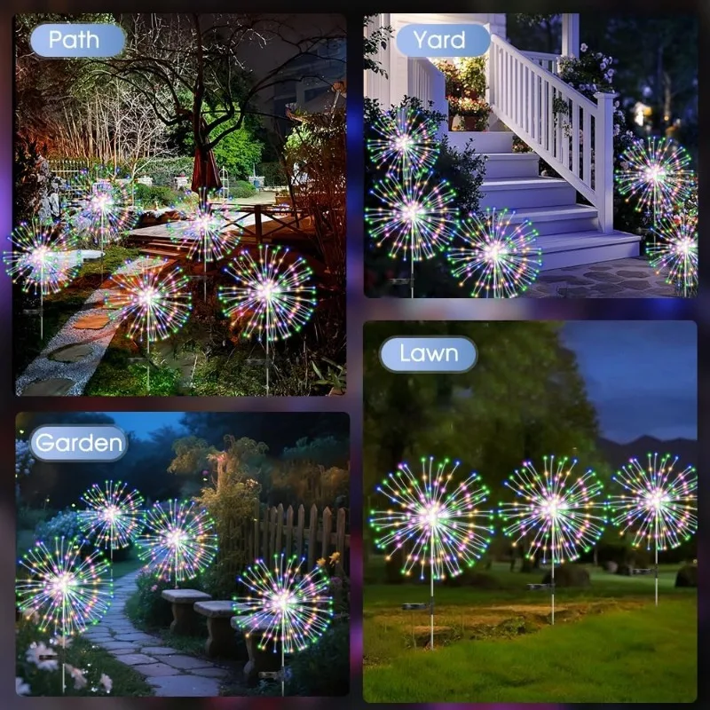 Solar-Powered Outdoor Ambient Garden & Lawn Light
