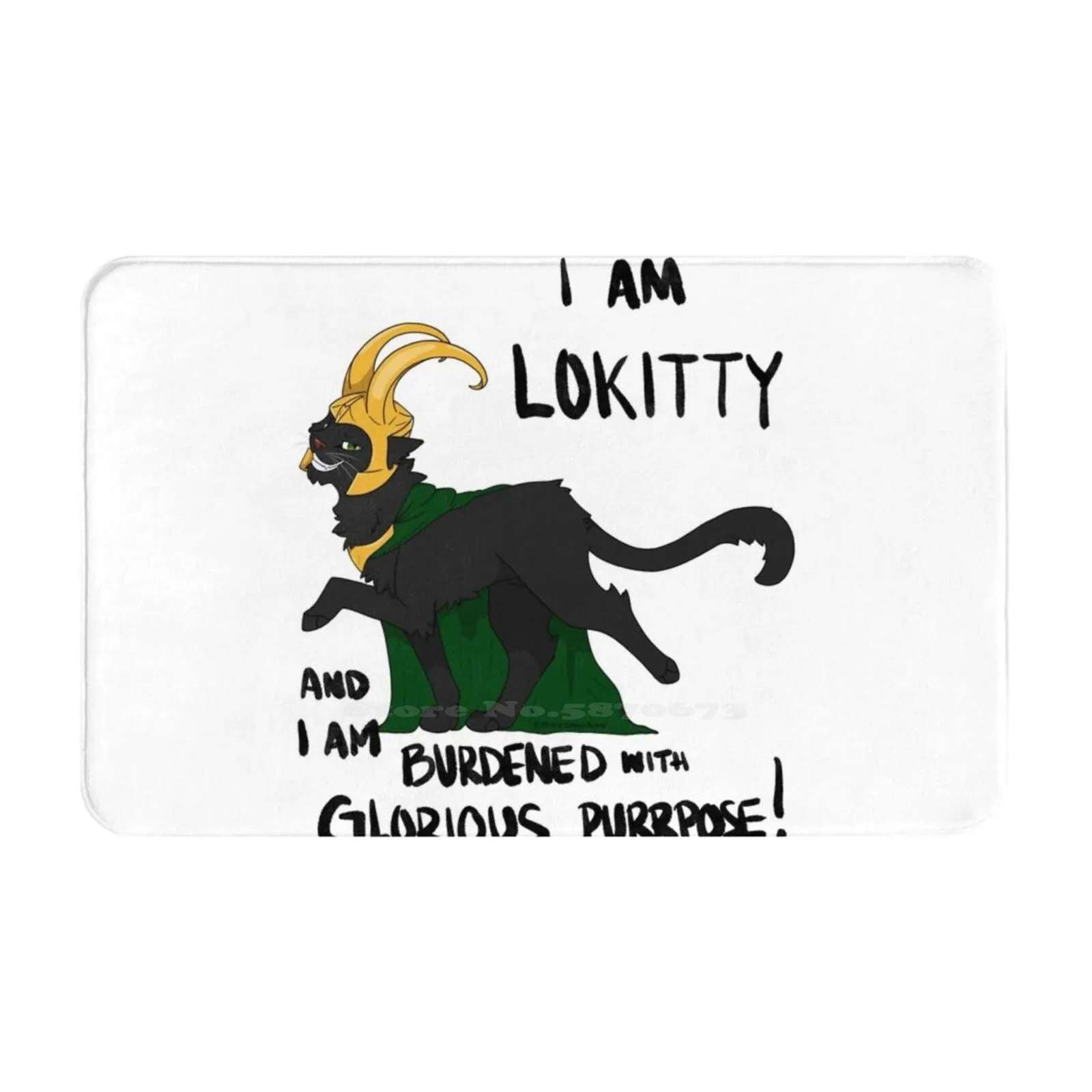 Dark Lettering Full Quote [ 2021 Nuovo] 3 Taglie Home Rug Room Carpet Laufeyson 2 Tom Hidddleston Kawaii Cute World Domination