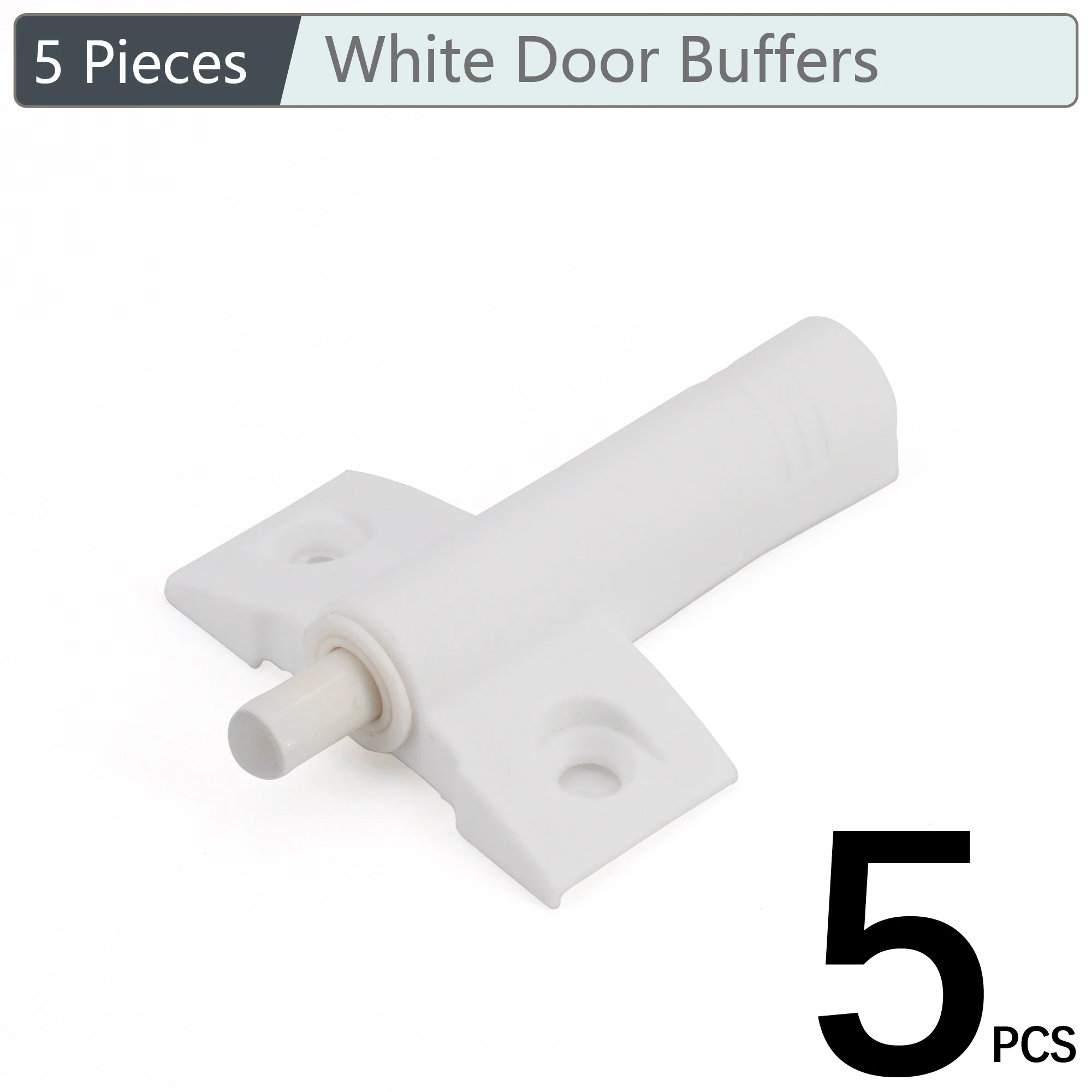 5 Pieces White