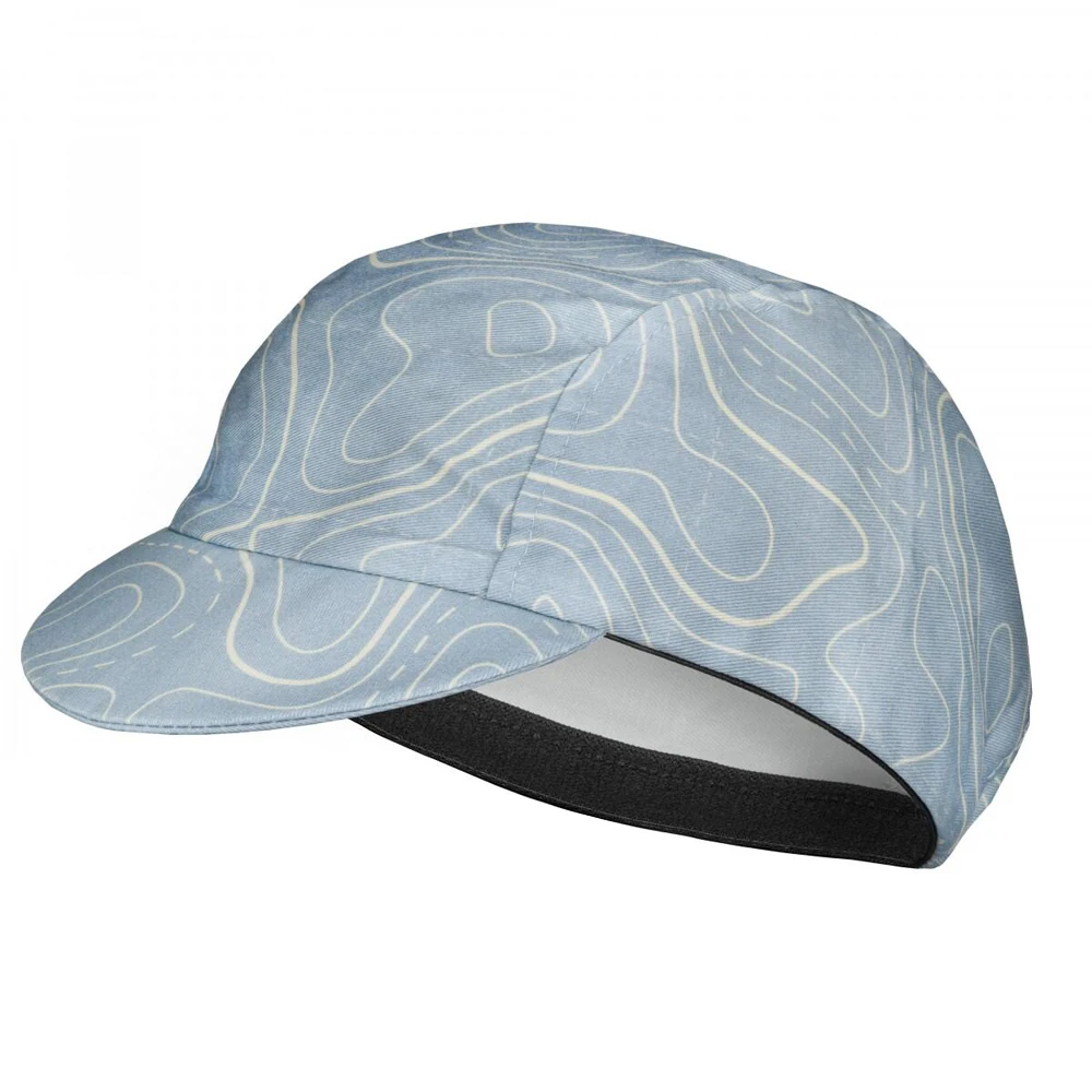 New Classical Gray Cycling Caps Lines OSCROLLING Gorra Ciclismo Unisex 2