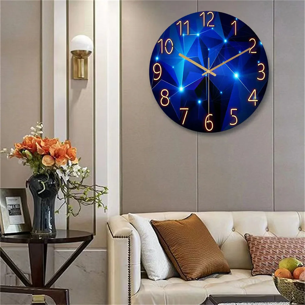 12-Inch Geometric Wall Clock 4