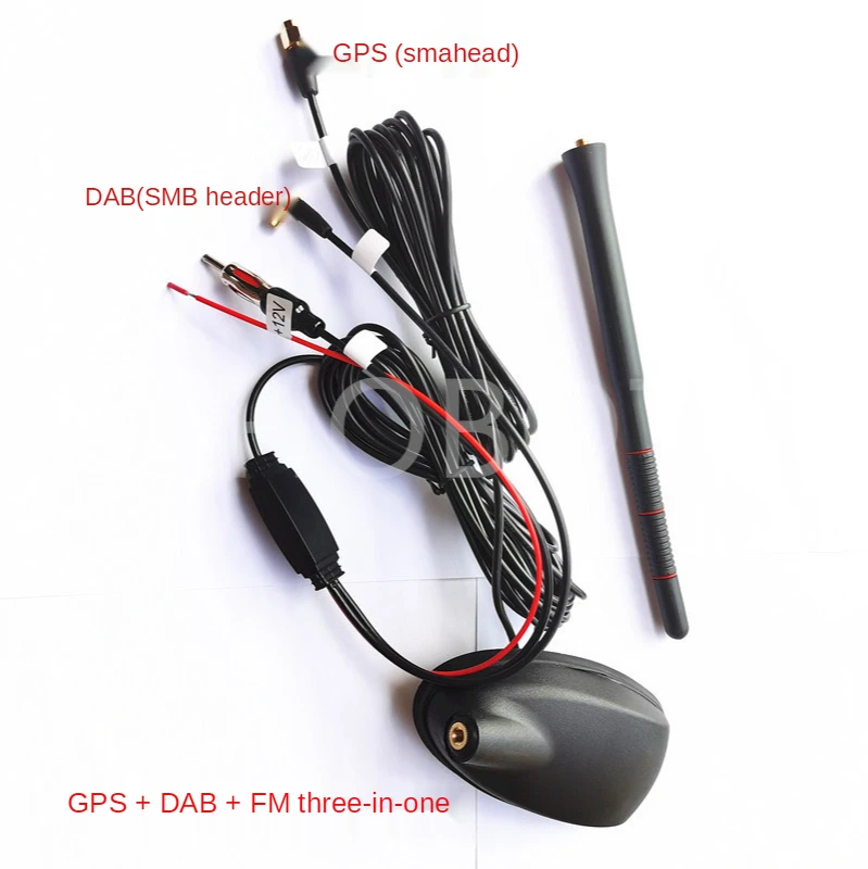 DAB Actieve Antenne Auto DAB GPS FM Antenne Actief Versterkt Boven Dak Montage Waterdicht Stofdicht Universeel Top Dak Montage Antenne