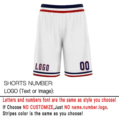 Top Custom Basketball Shorts Clothes Printe Number Name Team Mesh Breathable Double Side Pocket Sportwear Tracksuit Plus Size