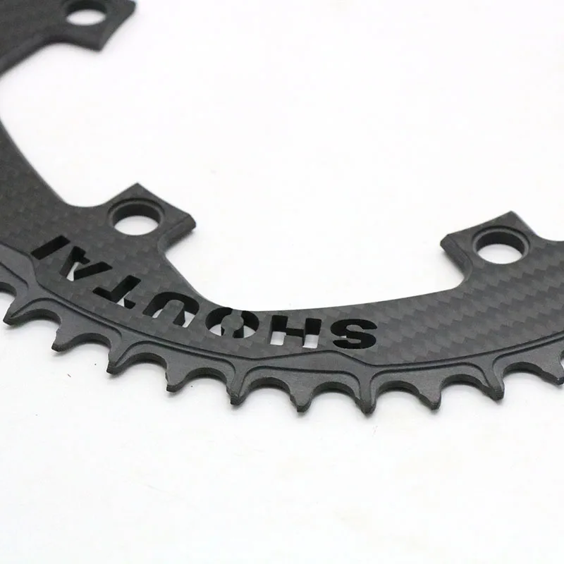 ブロンプトン用カーボンチェーンリング,改良,アップグレード,ロード