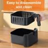 Multi-function Touch Screen 8.5L Large Capacity Air Fryer Non-stick Coating and Portable Timer Electric Oven 4