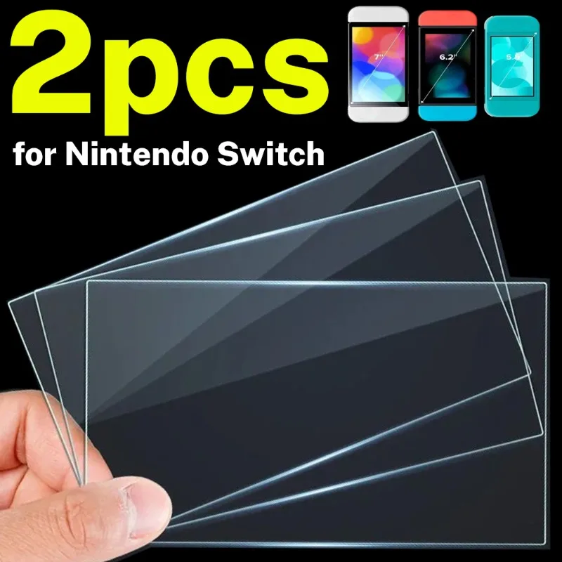 Nintendo Switch Screen Protector Glass Transparent For Nintendo Switch Lite/Switch Oled 2/1Pcs nintendo switch screen protector