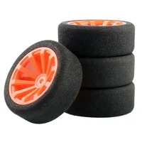 12mm Hex RC Racing Cars Accessories 4Pcs Set Racing Foam Tire Wheel Rim Set For HSP HPI 1/10 On-road RC Car - Image 5