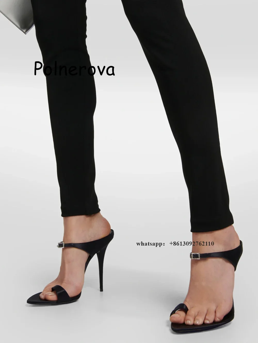 Polnerova Open Toe High Heel Sandals 6