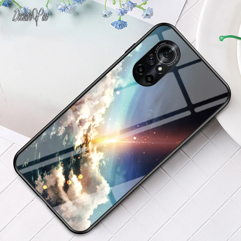 Per Nova 5 7 8 9 Pro Custodia in vetro DECLAREYAO Vetro temperato a specchio duro di lusso Coque per Huawei Nova 3E 4E 6SE 7SE 8SE 9SE_voghion.com
