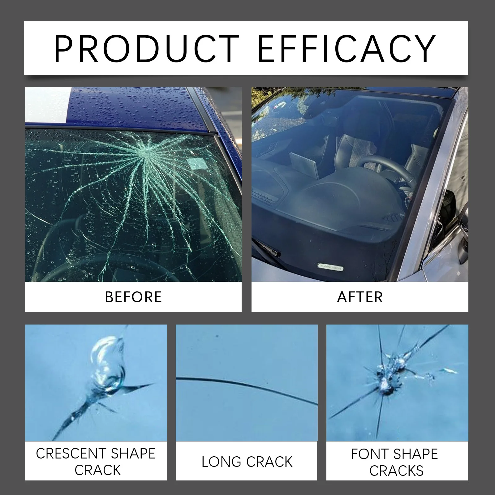 Cracked Glass Scratch Repair Kit Vehicle Windscreen Nano Fluid Filler Quick Fix Windscreen Scratch Restore Fluid For Glass 2025 2