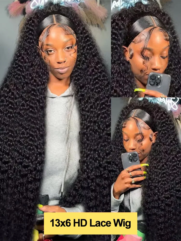 200% Deep Wave Glueless Wig Pre Cut Pre Bleached 5x5 Lace Wear Go Glueless Wig For Women 100% Human Hair Natural Color