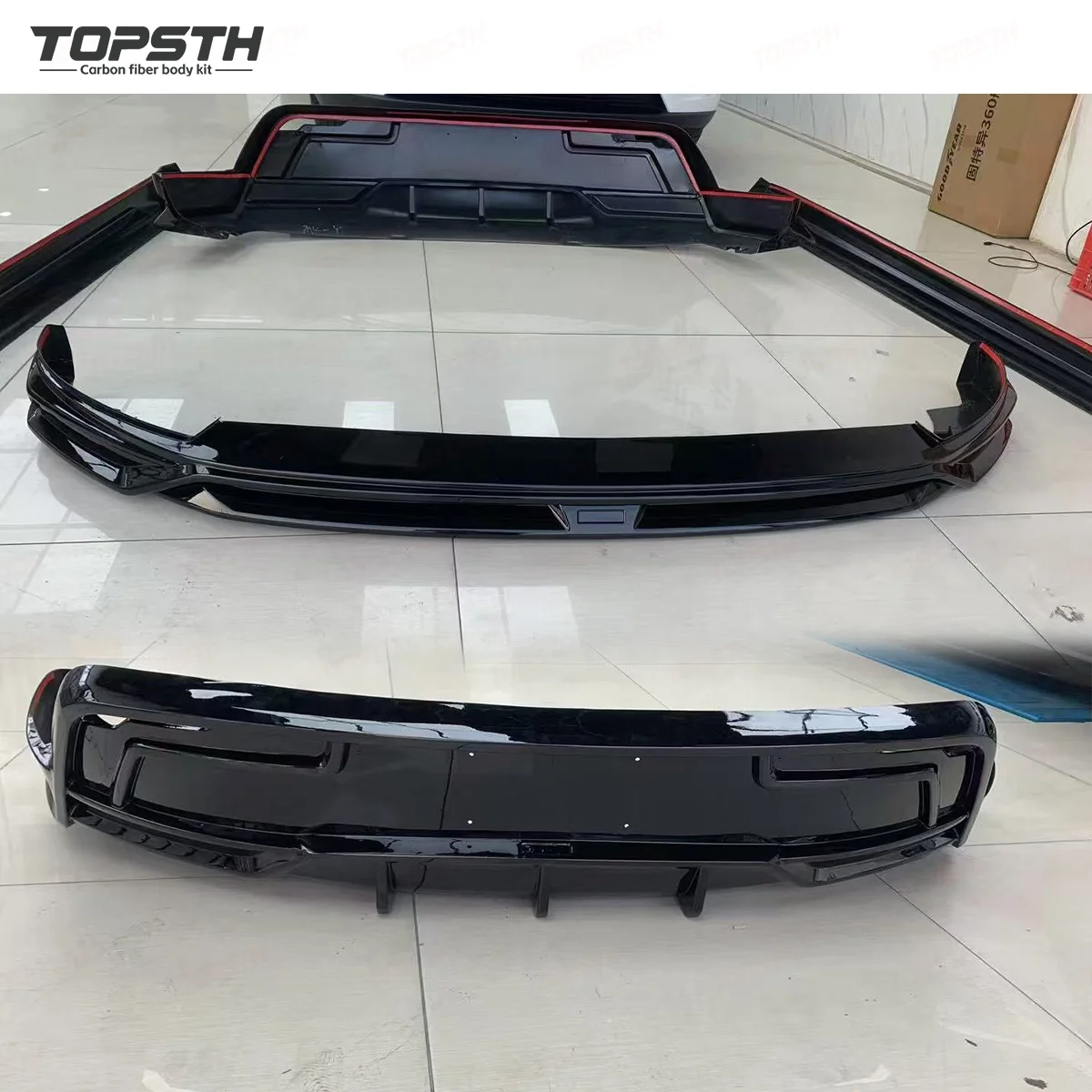 TOPSTHスタイルABSスポーツボディキット テスラ モデルY 2025+