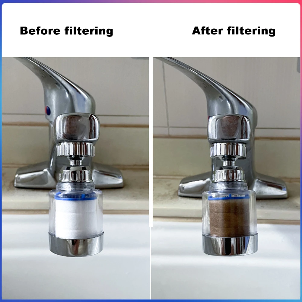 360 Degree Water Filter Tap PP Cotton Filter Element Transparent Tap Water Interchangeable Element water purifier filter water purifier faucet