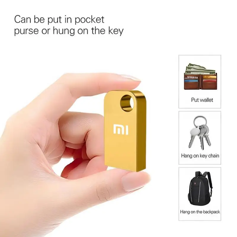 Xiaomi MIJIA Pen Drive as pen drive,usb flash drive,flash drive 2TB USB3.0 1TB Metal High Speed Flash Disk 512 256 128GB Usb Memory Stick Pendrive For PC/Laptop/Ps4 Cont