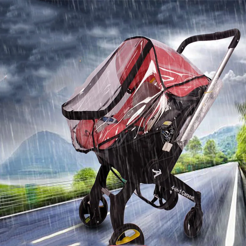 Baby stroller accessories carrycot seat universal cloth cover hanging bag mosquito net rain cover carrycot rain