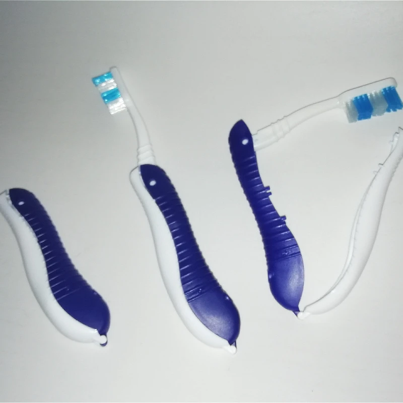 위생 구강 휴대용 일회용 접이식 여행 캠핑 칫솔 하이킹 칫솔 치아 청소 도구