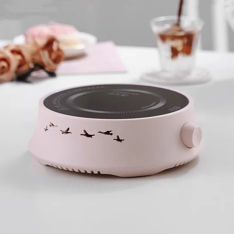 800W Moka Pot Electric Ceramic Stove Coffee Hot Plate Boiling Water Heater Mini Tea Maker Flower Teapot Suitable For Home/Office 4