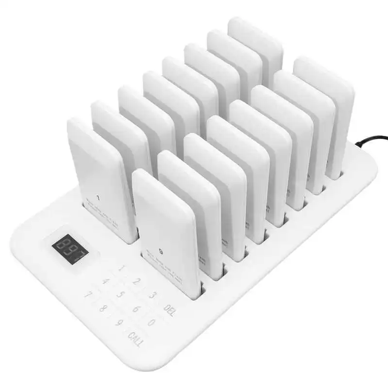 Wireless Calling System Touch Screen Keyboard 800m Transmission Pager