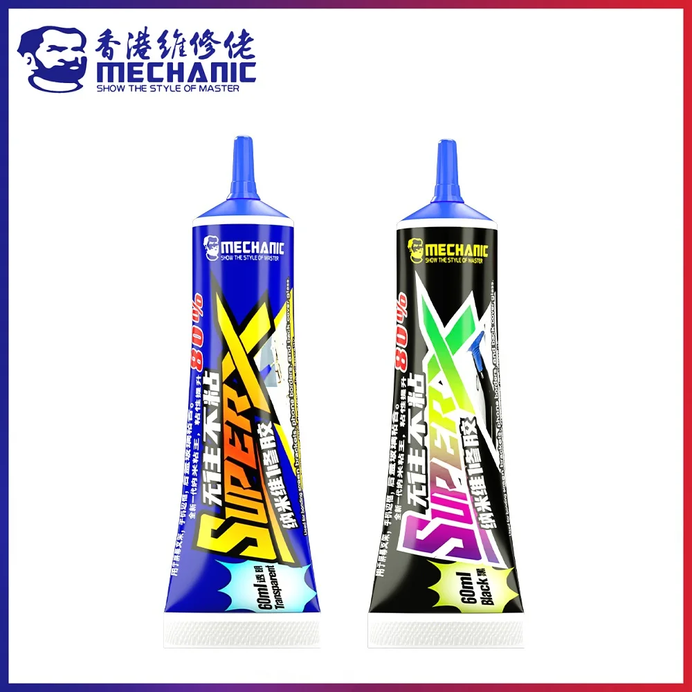 

MECHANIC SUPER X Nano Mobile Phone Repair Adhesive 10 Minutes Fast Curing Phone Touch Screen Middle Frame Rear Cover Repair Glue