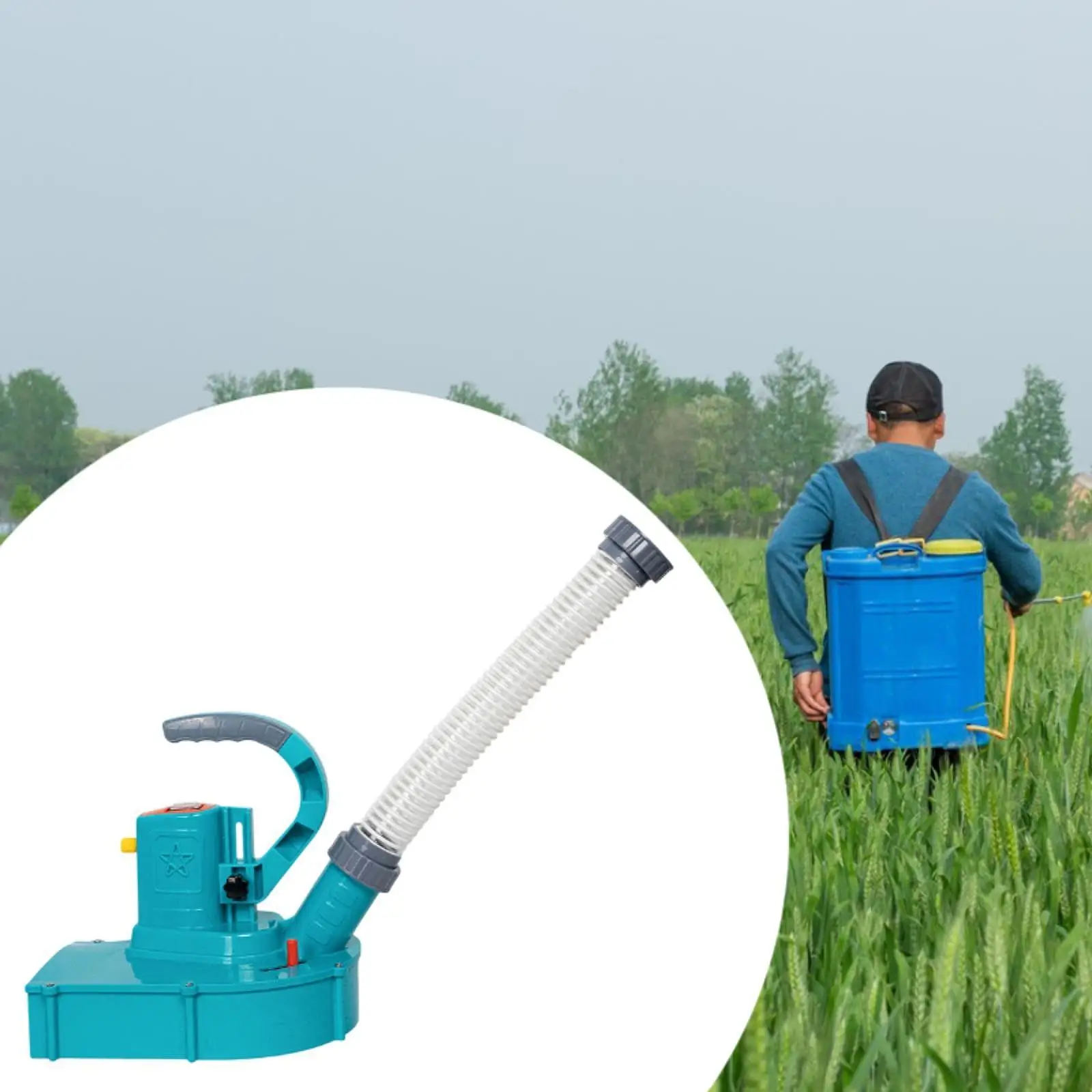 Fertilizer Dispenser Lawns 3000 RPM Versatile Fertilizer Tool with Precision Whistle Head Farming Seeder for Garden Greenhouse