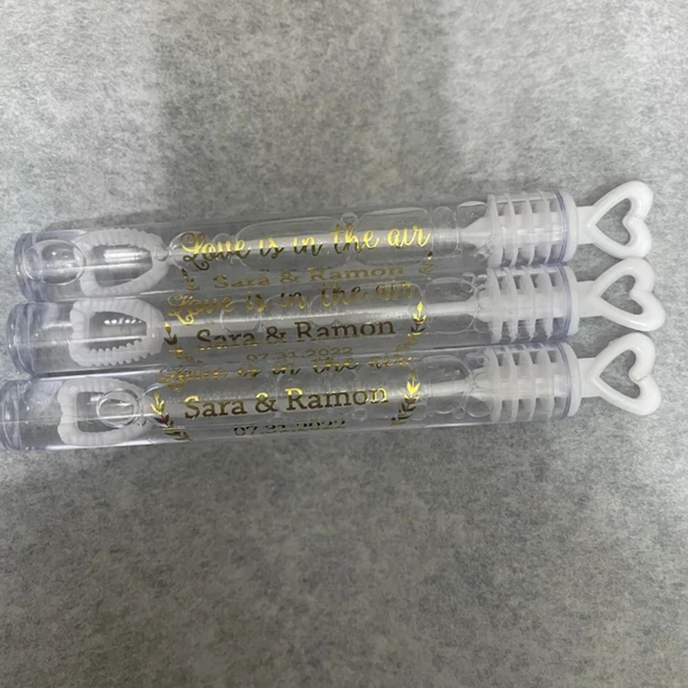 

Золотые текстовые этикетки в виде пузырьков, 60x20 мм, ярлык в виде палочки, яркий ярлык, не включает трубчатую коробку, Подарочный Ключ, конфеты, свадебные цветы