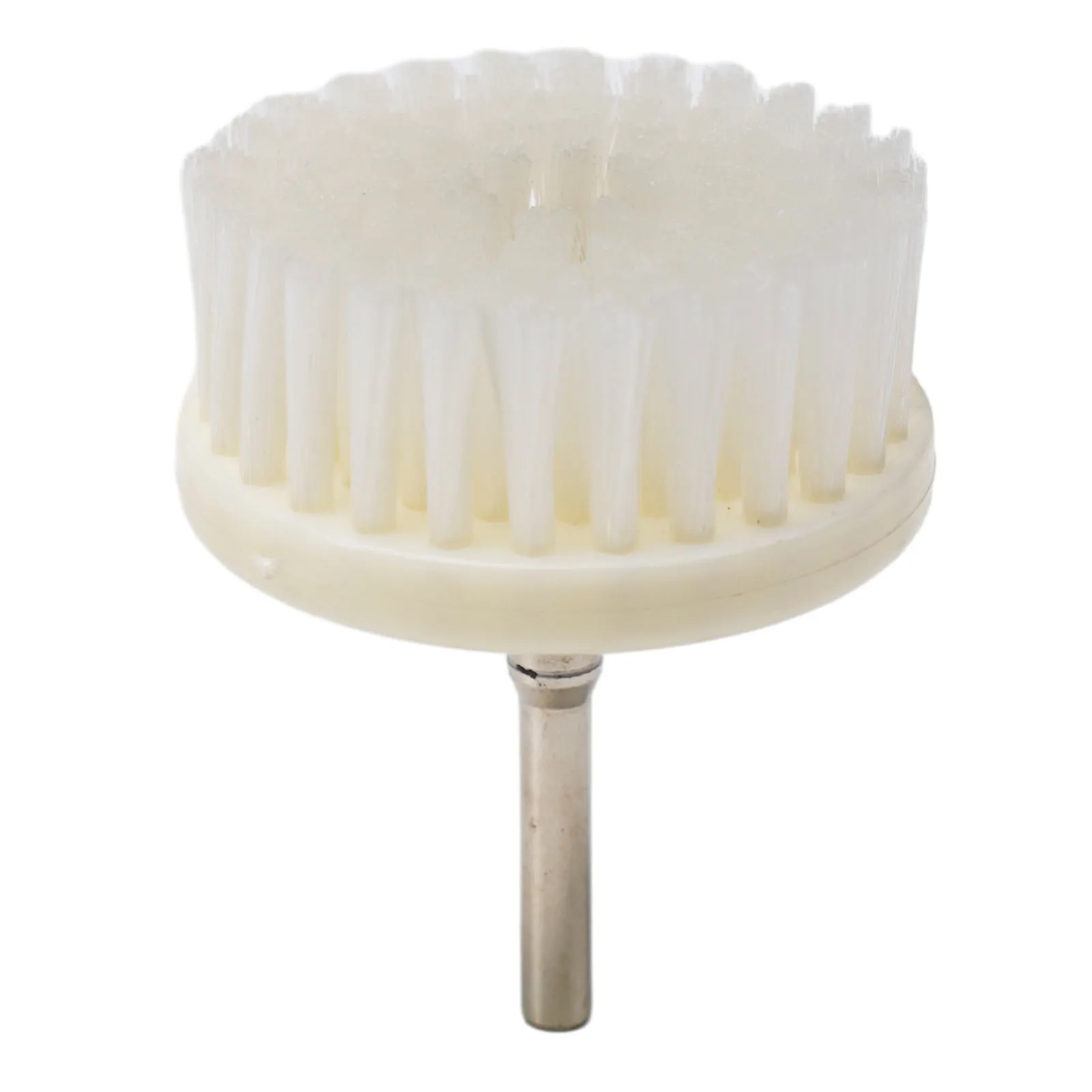 Brush Head Soft Drill Powered Brush Indoor White Metal 1 Pcs Cleaning 6mm Shank Diameter Nanowire Plastic For Carpet