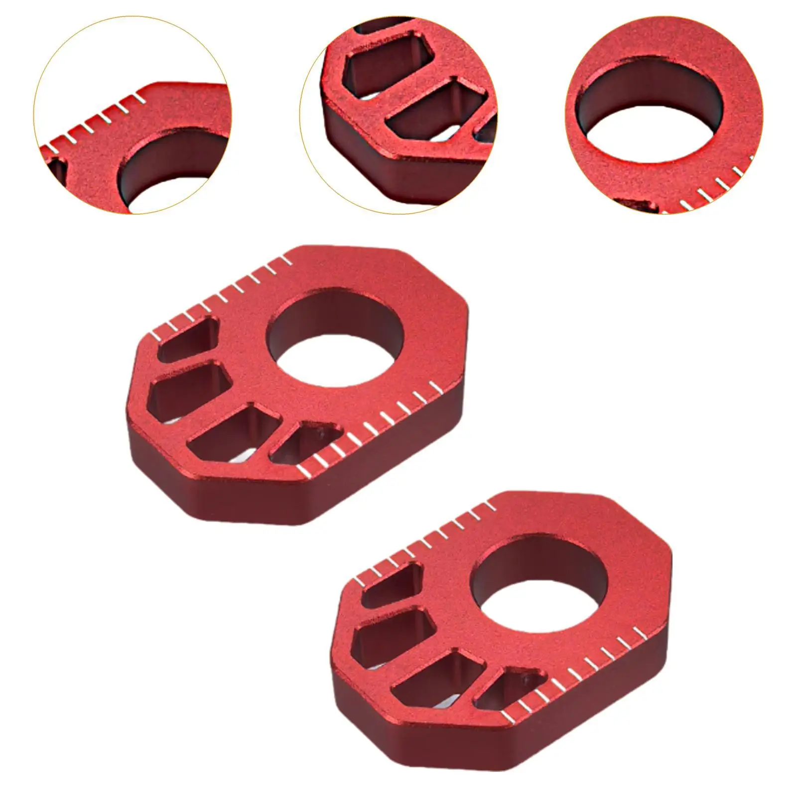 2Pcs Dirt Bike Rear Axle Blocks Modification Accessories CNC Aluminum Alloy for Honda Crf250L Crf300L Off Road Motorcycle