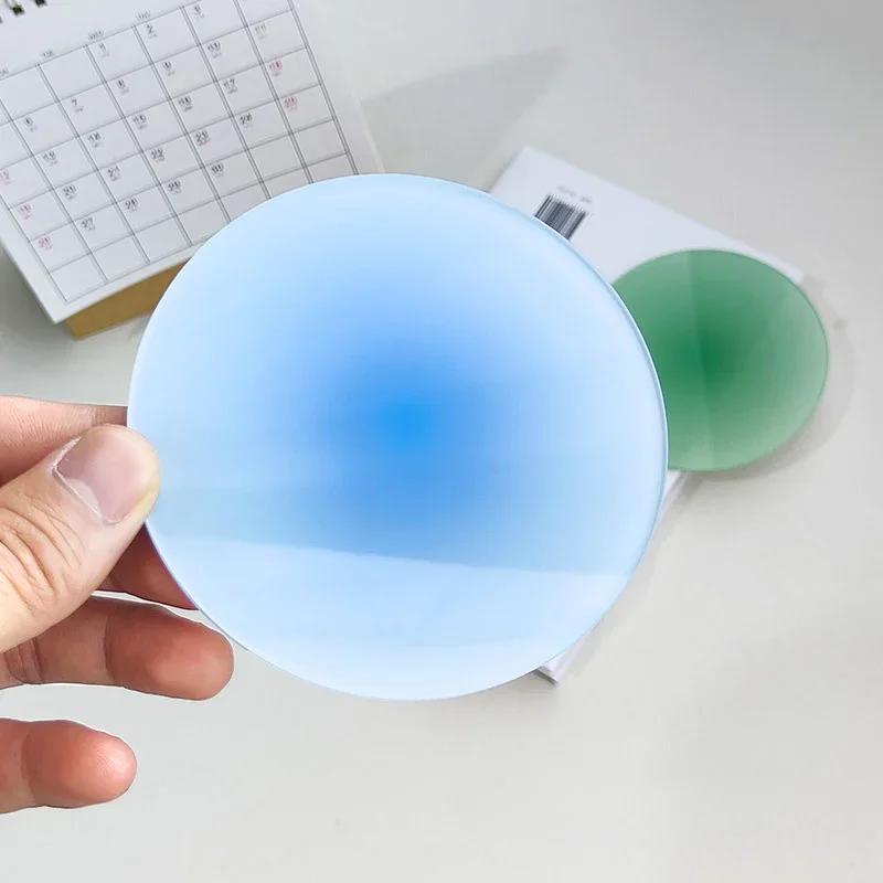 coaster set coasters Gradient Colour Non-slip Acrylic Coasters Photo Props Bar Cafe Desktop Decorations Mug Cup Mat