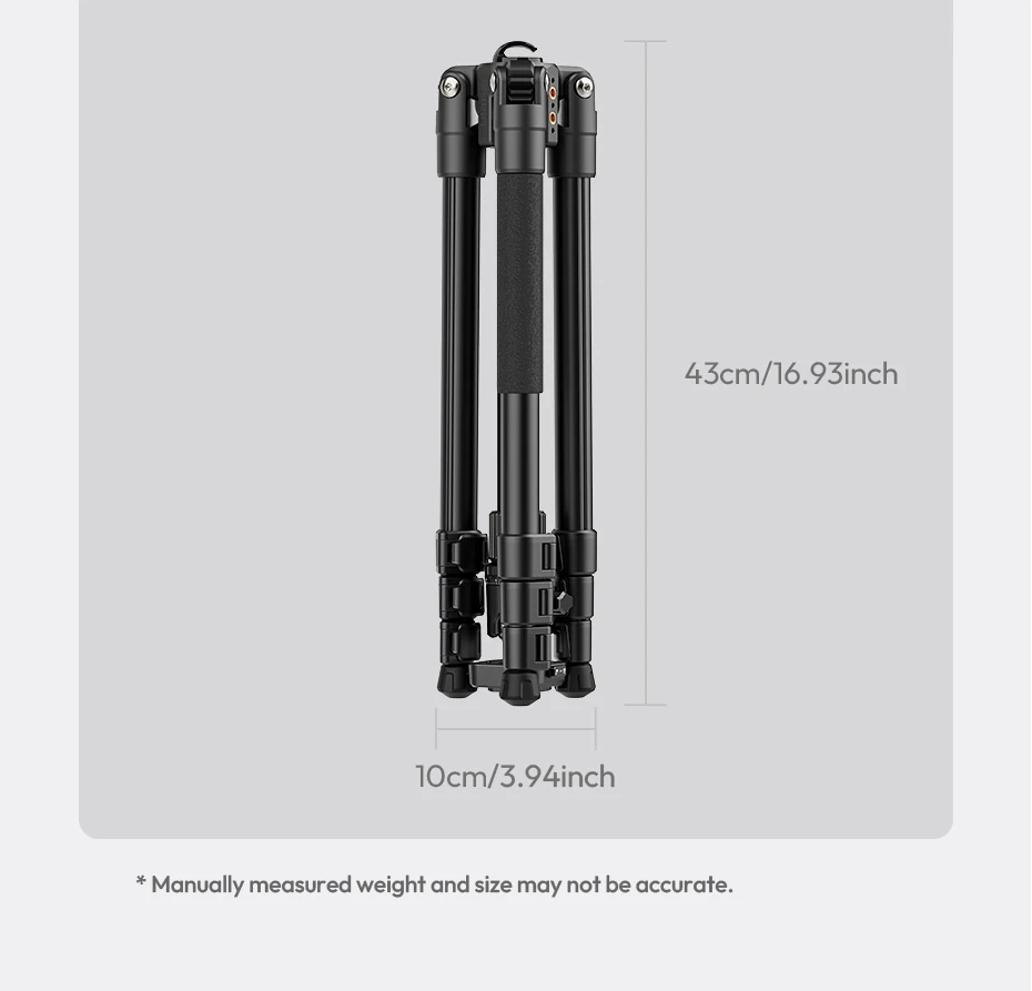Traveler-Uka Tripod Portable Tripod Selfie Stick for DSLR Camera for Travel Phot
