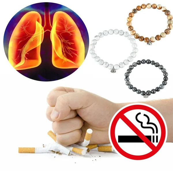 cigarette bracelet Magnetic Creative Quit Smoking Bracelet Simple Beaded Bangle Charming  Jewelry