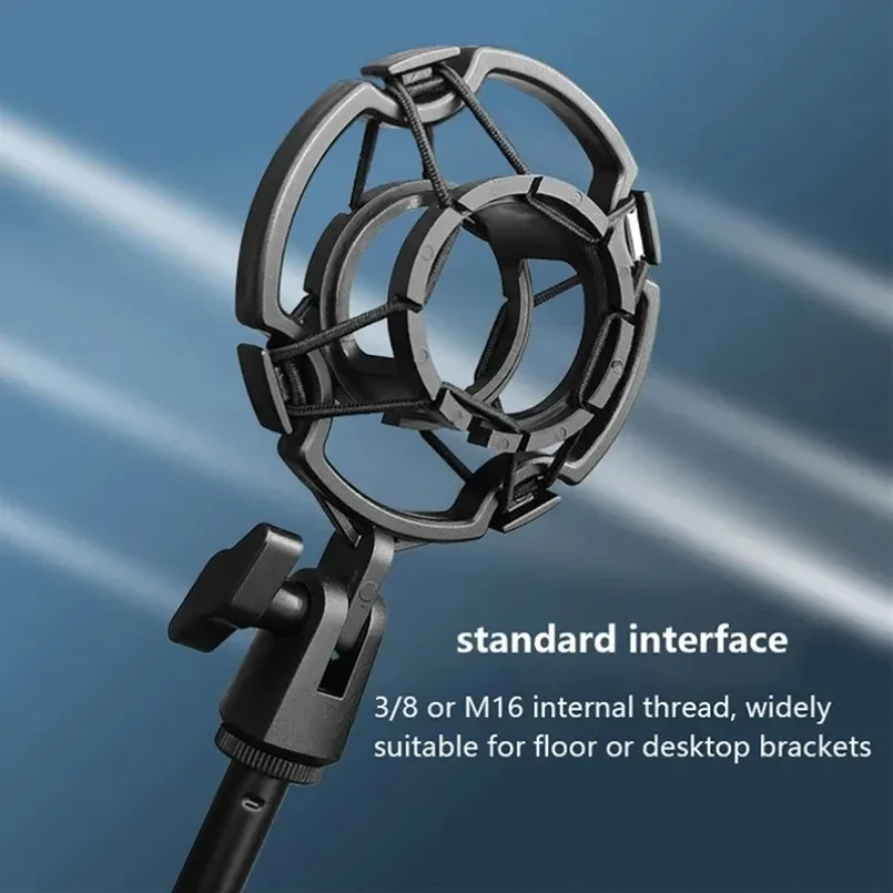 Universal Professional Condenser Microphone Shock Mount Holder Studio Recording Bracket for Mic Clip