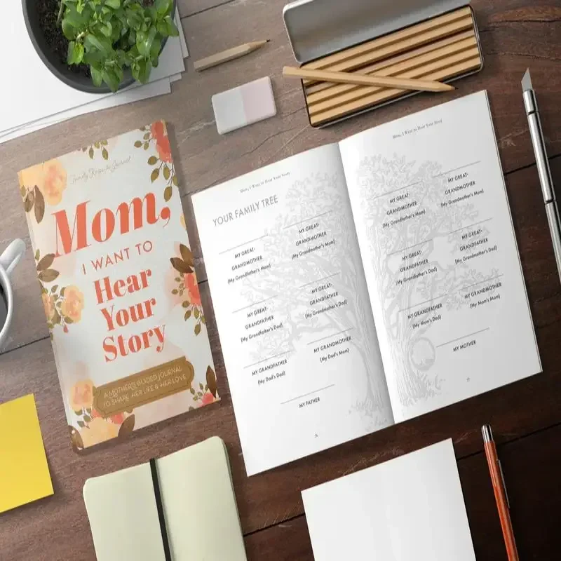 Memory books Mom I Want To Hear Your Story Dad Mom Leather Memory Books A Father's Guided Journal To Share His Life