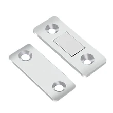 2pcs/Set Magnetic Door Closed Magnetic Cabinet Catches Magnet Door Stops Hidden Door Closer With Screw For Closet Cupboard Furni